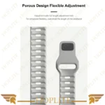 بند هاپلایت مدل Spig Sport HL مناسب برای اپل واچ Series SE 2022 Aluminum Case 44mm / SE 2021 Aluminum Case 44mm / Series 5 44mm / Series 6 44mm / SE 44mm - Image 12