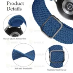 بند آلتیمیت شیلد مدل Braided LP TW مناسب برای ساعت هوشمند سامسونگ Galaxy Watch 3 45mm / Gear S3 Frontier / Gear S3 Classic 22mm - Image 7