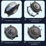 بند آلتیمیت شیلد مدل Milan GRD مناسب برای ساعت هوشمند سامسونگ Galaxy Watch 4 Classic 46mm به همراه کاور - Image 12