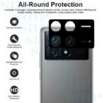 محافظ لنز دوربین شیپ مدل 3D-SH مناسب برای گوشی موبایل شیائومی Poco X6 Pro - Image 5