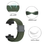 بند ساعت آکوآرا مدل Woven bk مناسب برای ساعت هوشمند شیائومی Redmi Watch 5 41mm - Image 7