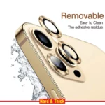 محافظ لنز دوربین هارد اند تیک مدل Ring Metal مناسب برای گوشی موبایل اپل Iphone 13 / 13 Mini - Image 6