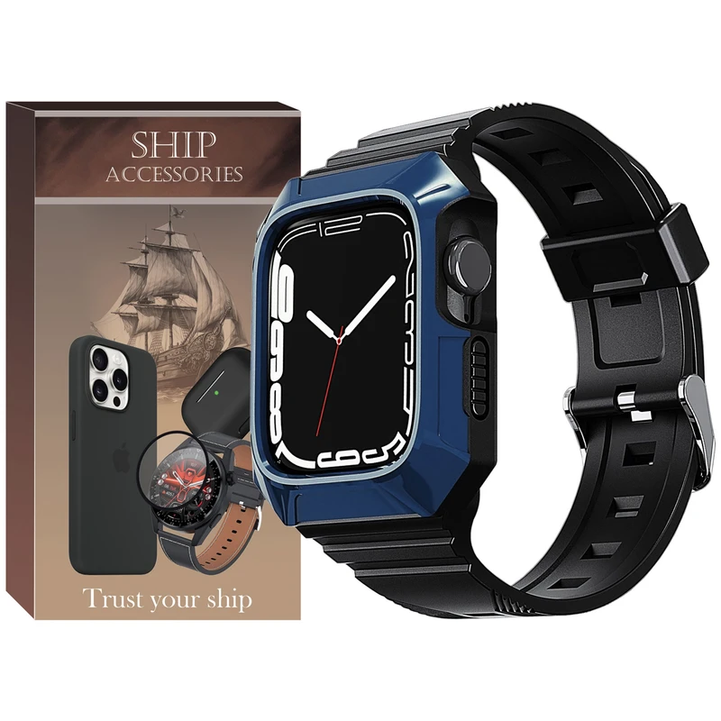 5fed16c87cf73ef0d03c5a6faff46aef91f0f2be_1734763989.webp بند شیپ مدل Silicone B-Guard SH مناسب برای اپل واچ سری 4/5/6/Se سایز 44 میلیمتری - Image 1