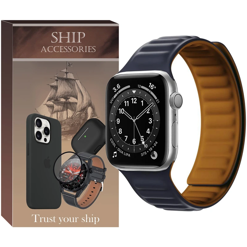 60f80b18c06c599214a2c91054cf447a6ee86ace_1732173858.webp بند شیپ مدل Magnetic LP SH مناسب برای اپل واچ Series 10 46mm Aluminum - Image 1