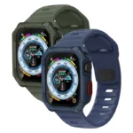 بند اسپریگ مدل Hexa Spig مناسب برای اپل واچ 45 میلی متری سری 7/8/9 به همراه کاور - Image 6