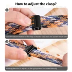 بند آلتیمیت شیلد مدل Braided Magsolo NV8 مناسب برای ساعت هوشمند سامسونگ Galaxy Watch 8 44mm - Image 9