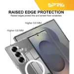 کاور اسپریگ مدل Clear Magsafe مناسب برای گوشی موبایل سامسونگ Galaxy Z Fold 7 - Image 7