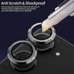 محافظ لنز دوربین اینفینیتی مدل Ring-Metal-IN مناسب برای گوشی موبایل ناتینگ Phone 1 - Image 5