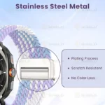 بند آلتیمیت شیلد مدل Braided Magsolo Mix مناسب برای ساعت هوشمند سامسونگ Galaxy Watch 7 Ultra 47mm - Image 4