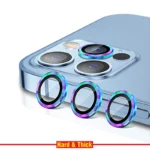 محافظ لنز دوربین هارد اند تیک مدل Ring Metal مناسب برای گوشی موبایل اپل Iphone 13 / 13 Mini - Image 7