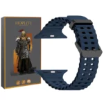 بند هاپلایت مدل Ocean Black Buckle HL مناسب برای ساعت هوشمند ویرفیت HK8 Pro max / HK9 Ultra 2 / T900 ultra