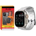 بند پلاس مدل Rhombus Silver PL مناسب برای ساعت هوشمند ویرفیت HK8 Pro max / HK9 Ultra 2 / T900 ultra