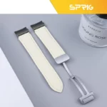 بند اسپریگ مدل Leather Mag-BK ORG مناسب برای ساعت هوشمند سامسونگ Galaxy Watch 5 40mm / watch 5 44mm - Image 6