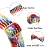 بند شیپ مدل Braided Solo SH مناسب برای ساعت هوشمند ویرفیت HK8 Pro max / HK9 Ultra 2 / T900 ultra - Image 10