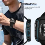 کاور شیپ مدل Guard-GLS SH مناسب برای اپل واچ Series SE 2022 Aluminum Case 44mm / SE 2021 Aluminum Case 44mm / Series 5 44mm / Series 6 44mm / SE 44mm به همراه محافظ صفحه نمایش - Image 15