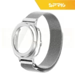 بند اسپریگ مدل Milanese GuardGS مناسب برای ساعت هوشمند سامسونگ Galaxy Watch 8 Classic 46mm به همراه کاور - Image 4