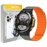 بند اسپریگ مدل Sic Magnetic Link GRY مناسب برای ساعت هوشمند ساعت هوشمند امیزفیت Trex 2 47mm