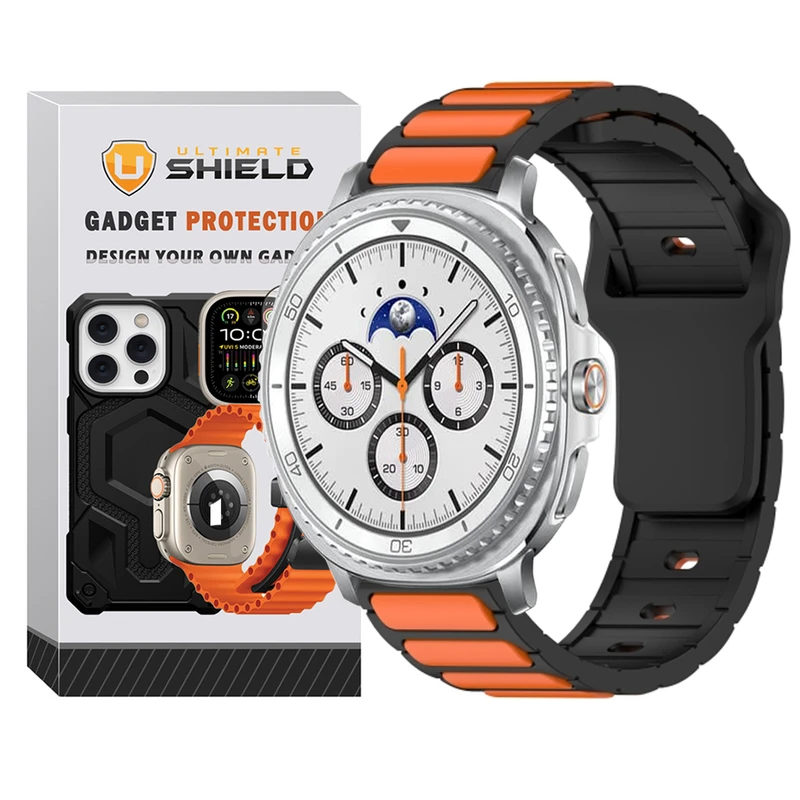 807fd97ddc37a4c42c58c6d1e139d48d1afe5161_1757602001.webp بند آلتیمیت شیلد مدل Flat NV8 SL مناسب برای ساعت هوشمند سامسونگ Galaxy Watch 8 40mm / Galaxy Watch 8 44mm / Galaxy Watch 8 Classic 46mm - Image 1