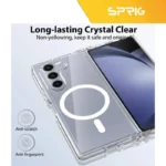 کاور اسپریگ مدل Clear Magsafe مناسب برای گوشی موبایل سامسونگ Galaxy Z Fold 7 - Image 5