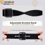 بند آلتیمیت شیلد مدل Braided Solo مناسب برای ساعت هوشمند شیائومی Mi band 10 - Image 9