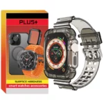 بند پلاس مدل Transparent Shock PL مناسب برای ساعت هوشمند ویرفیت HK8 Pro max / HK9 Ultra 2 / T900 ultra
