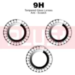 محافظ لنز دوربین پلاس مدل Ring-Diamond-PL مناسب برای گوشی موبایل سامسونگ Galaxy S23 Fe - Image 3