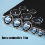 محافظ لنز دوربین رینگی هاپلایت مدل Glittery HL مناسب برای گوشی موبایل سامسونگ Galaxy S24 Ultra - Image 5