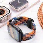 بند آلتیمیت شیلد مدل Braided Magsolo مناسب برای اپل واچ 44/45 میلی متری سری 4/5/6/7/8/SE - Image 6