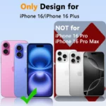 محافظ لنز دوربین پلاس مدل Ring Metal PL مناسب برای گوشی موبایل اپل iPhone 16 / 16 Plus - Image 15