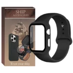 بند شیپ مدل Soft-Guard-SH مناسب برای اپل واچ Series 7 Aluminum 41mm / Series 8 Aluminum 41mm / Series 9 Aluminum 41mm به همراه کاور