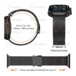 بند آلتیمیت شیلد مدل Milan New_V مناسب برای اپل واچ 46 میلی متری سری 10/11 - Image 9