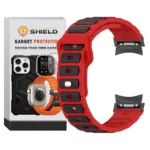 بند آلتیمیت شیلد مدل Flat BTN BK مناسب برای ساعت هوشمند سامسونگ Galaxy Watch 4 40mm