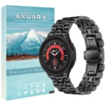 بند ساعت آکوآرا مدل 7Bead AK مناسب برای ساعت هوشمند میبرو لایت 2 / لایت 3 / لایت 3 پرو سایز 22mm