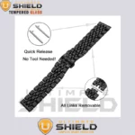 بند آلتیمیت شیلد مدل 7Row TW مناسب برای ساعت هوشمند ایمیکی TG1 22mm - Image 8
