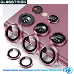 محافظ لنز دوربین گلستیک مدل Ring Metal مناسب برای گوشی موبایل سامسونگ Galaxy S22 Ultra - Image 4