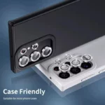 محافظ لنز دوربین رینگی هاپلایت مدل Glittery HL مناسب برای گوشی موبایل سامسونگ Galaxy S24 Ultra - Image 15