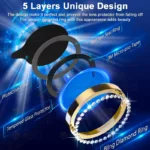 محافظ لنز دوربین آلتیمیت شیلد مدل RNG Diamond UL مناسب برای گوشی موبایل اپل iPhone 17 Pro / 17 Pro Max - Image 4