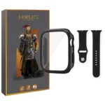 بند هاپلایت مدل Soft-Guard-HL مناسب برای اپل واچ Series 1 Aluminum 42 / Series 2 42mm / Series 3 42mm به همراه کاور