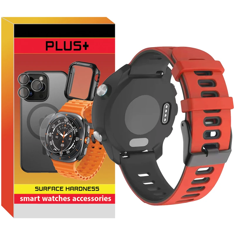 9b3deb118bdb7e45f520a101a610fa00a35aed36_1732464955.webp بند پلاس مدل Hike Dual Color PL مناسب برای ساعت هوشمند سامسونگ Galaxy watch FE 40mm / 7 40mm / 7 44mm - Image 1