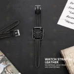 بند آلتیمیت شیلد مدل Leather SM BK مناسب برای اپل واچ 45 میلی متری سری 8 - Image 6