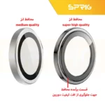 محافظ لنز دوربین اسپریگ مدل Ring metal-Super High quality مناسب برای گوشی موبایل اپل Iphone 17 - Image 3
