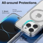 کاور هاپلایت مدل MagSafe Clear HL مناسب برای گوشی موبایل اپل iPhone 14 Pro به همراه محافظ لنز دوربین - Image 8