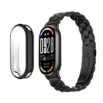 بند آکوآرا مدل 3Bead GRDS مناسب برای مچ بند هوشمند شیائومی Mi Band 9 به همراه کاور - Image 4