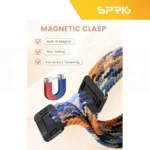 بند اسپریگ مدل Braided SL Magnet ORG مناسب برای ساعت هوشمند سامسونگ Galaxy Watch 4 40mm/4 44mm/5 40mm/5 44mm - Image 9