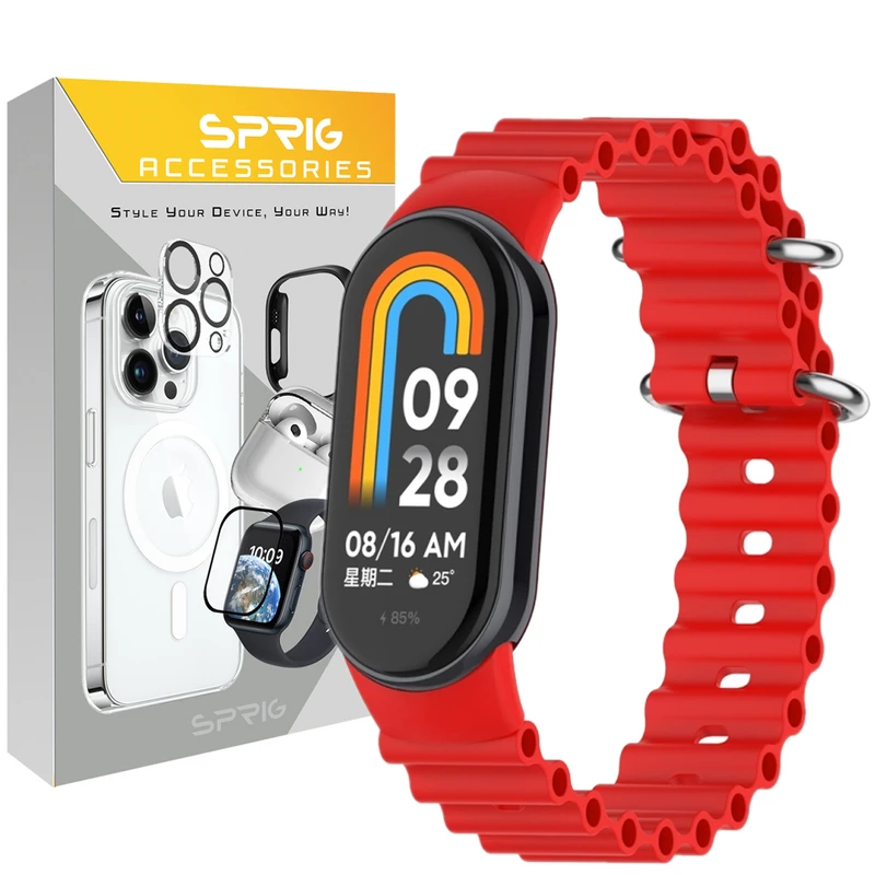 aa59b5467316f00d36defe20cf3d574ecc67e7e9_1753605623.webp بند اسپریگ مدل Ocean MI مناسب برای ساعت هوشمند شیائومی Mi band 8/9 - Image 1