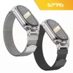 بند اسپریگ مدل Milanese Clear Guard مناسب برای ساعت هوشمند شیائومی Mi band 10 12mm - Image 2