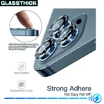 محافظ لنز دوربین گلستیک مدل Ring Metal مناسب برای گوشی موبایل اپل Iphone 13 Pro / 13 Pro Max - Image 9