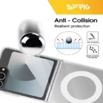 کاور اسپریگ مدل Clear Magsafe مناسب برای گوشی موبایل سامسونگ Galaxy Z Flip 7 - Image 5