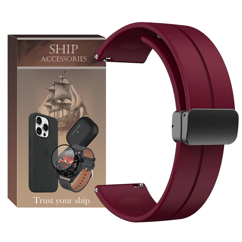 b34394a1fcdf1beb58b7b6e60527e9a0d050f30f_1720947446.webp بند شیپ مدل SIC MAG SH مناسب برای ساعت هوشمند سامسونگ Galaxy watch 4 40mm / watch 4 44mm / watch 4 Classic 42mm / watch 4 classic 46mm - Image 1