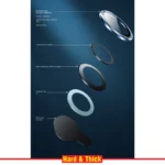 محافظ لنز دوربین هارد اند تیک مدل Ring Metal مناسب برای گوشی موبایل اپل Iphone 13 Pro / 13 Pro Max - Image 3